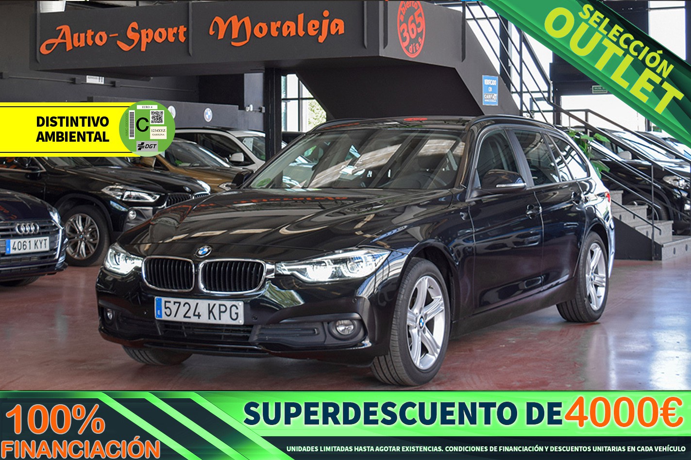 BMW Serie 3 Touring 150cv Saphirschwarz de segunda mano en Madrid desde 20.900 euros #3897