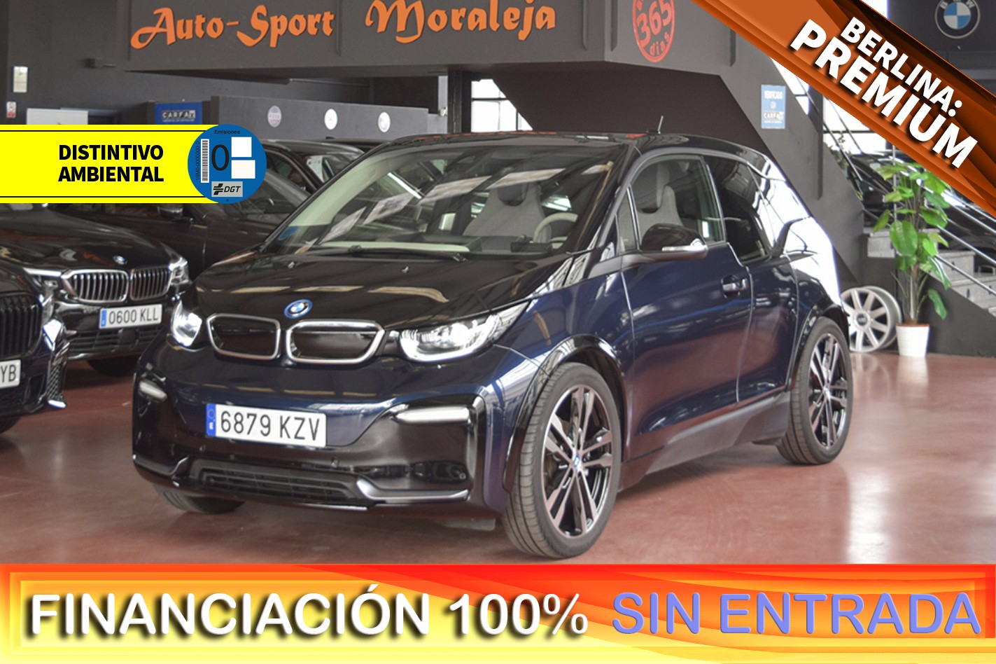 BMW i3 S 120h 184cv Imperialblau con detalles Frozen Grey metalizado de segunda  mano en Madrid desde  euros #4095