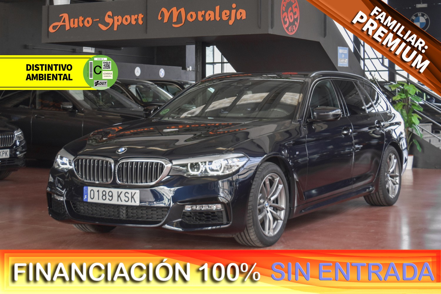 BMW Serie 5 520DA Touring 190cv Pack M Carbonschwartz de segunda mano en  Madrid desde  euros #4110