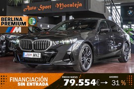 BMW Serie 5 seminuevo 520dA Pack M Sport · Innovation & Travel Packs 197cv Aut