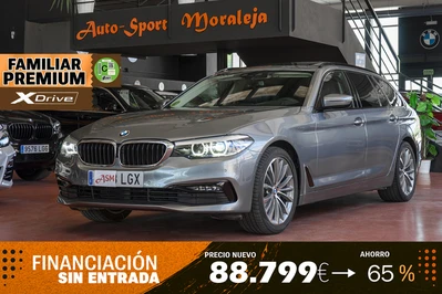 BMW Serie 5 Touring 520dA xDrive Sport Line · Travel & Executive Plus Pack 190cv Aut ocasión