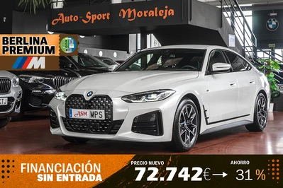 BMW Serie 4 Gran Coupe 420dA Pack M Sport · Comfort Pack 190cv Aut seminuevo