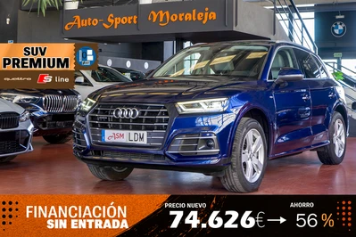 AUDI Q5 55 TFSIe Quattro sLine · City & Tour Assistants Packs 367cv Aut sTronic ocasión