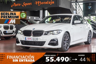 BMW Serie 3 318dA Pack M Sport · Connected Pro Pack 150cv Aut ocasión