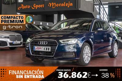 AUDI A3 Sportback 30 G-Tron Desing Tech Pack 130cv S-tron seminuevo