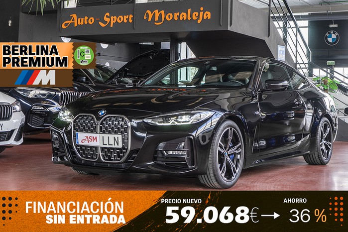 BMW Serie 4 Coupé 430iA Pack M Sport · Connected Pro Pack 258cv Aut ocasión