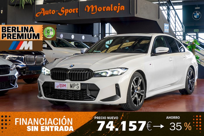 BMW Serie 3 330iA Pack M Sport · Travel, Comfort & Connected Pro Packs  258cv Aut seminuevo