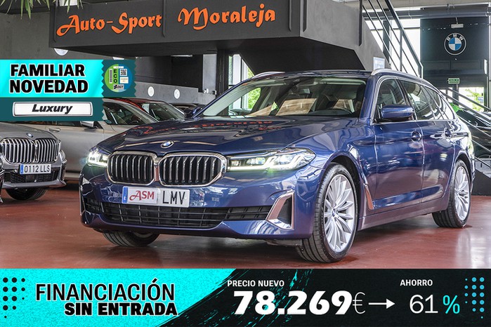BMW Serie 5 Touring 520dA Luxury Line · Connected Pro Pack 190cv Aut ocasión