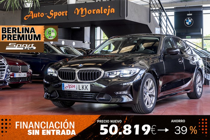 BMW Serie 3 318dA Sport Line · Connected Plus Pack 150cv Aut seminuevo